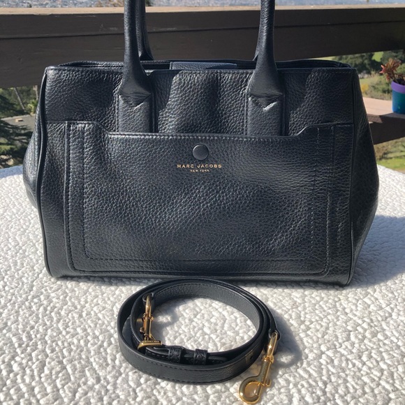 Marc Jacobs Black Leather Satchel - Picture 2 of 7